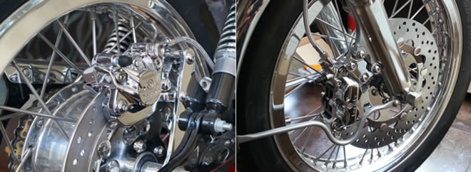 Norton Commando Brembo Brakes